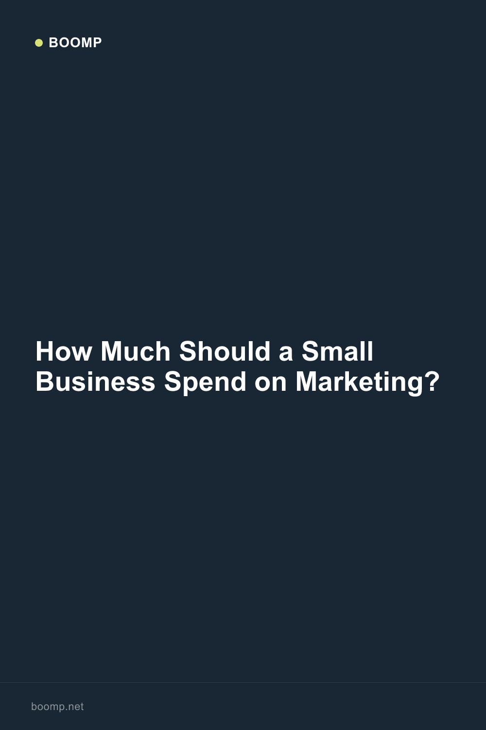 How Much Should a Small Business Spend on Marketing?