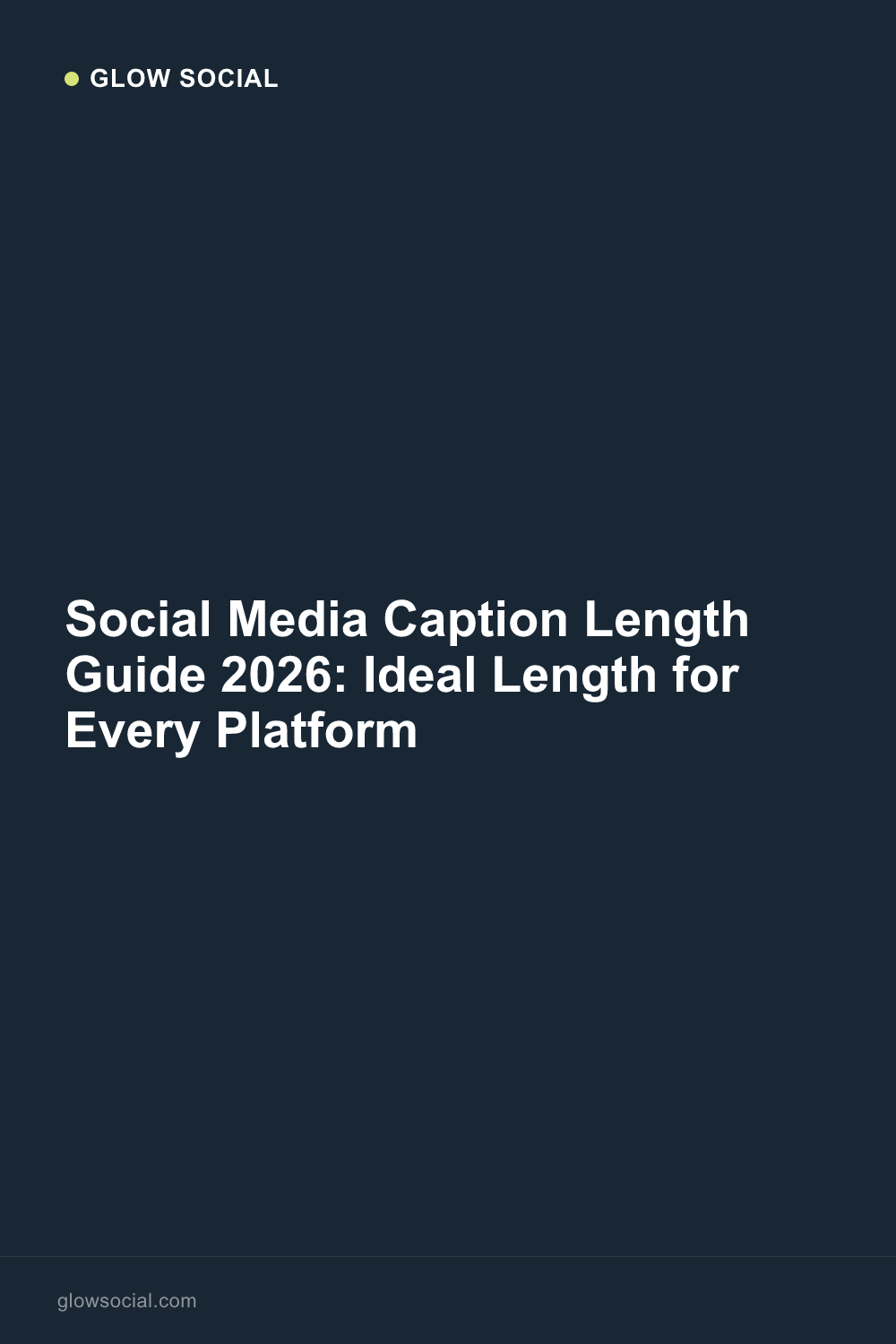 Social Media Caption Limits 2026: IG, TikTok, LinkedIn