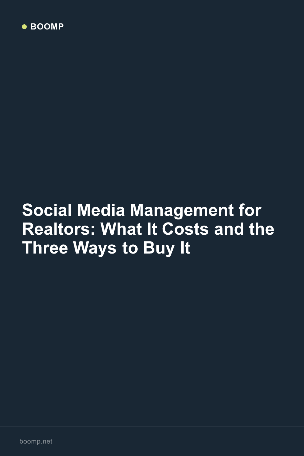 Social Media Management for Realtors: What It Costs and the Three Ways to Buy It
